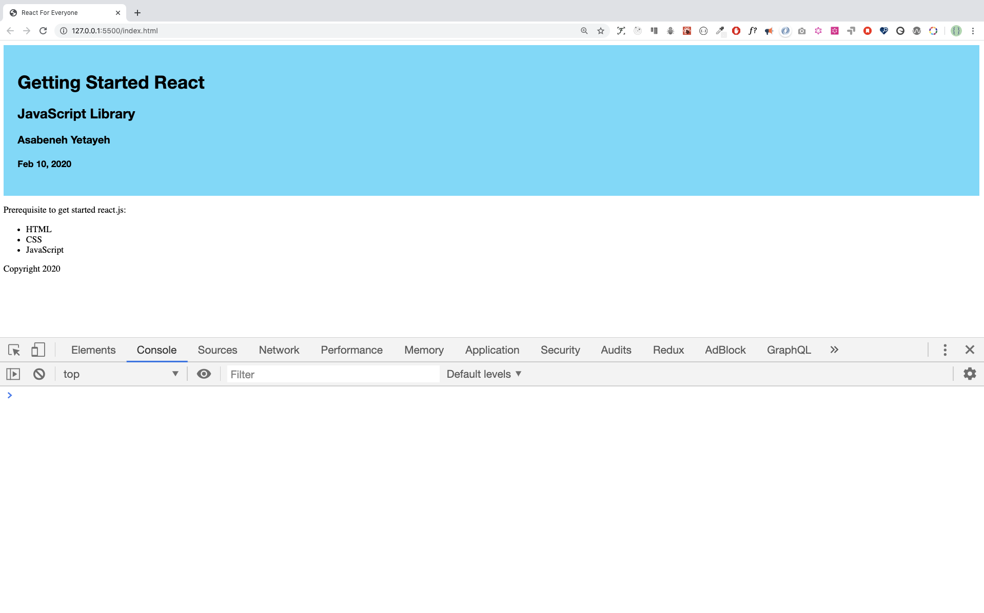 Styling JSX Element