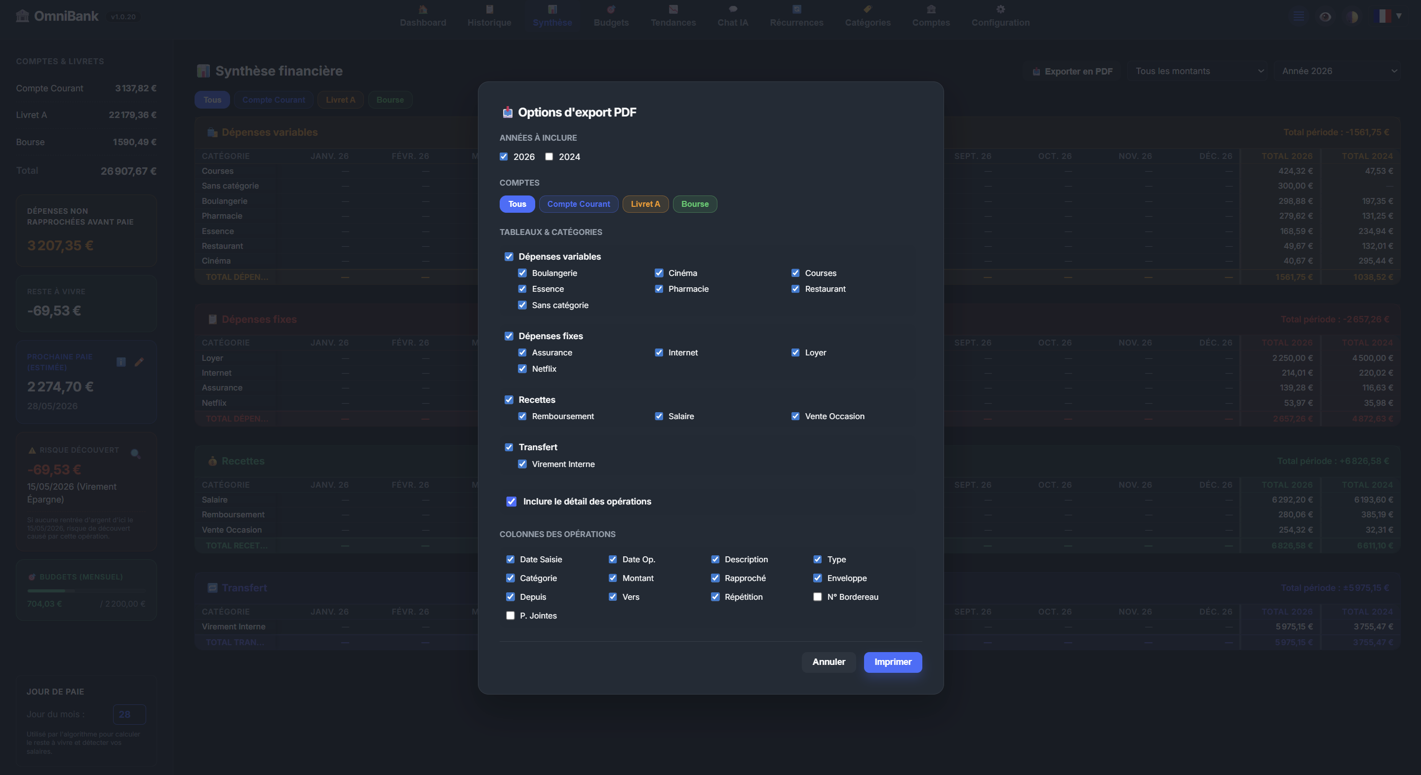 Export PDF