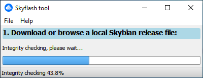 Verifying the Skybian base image