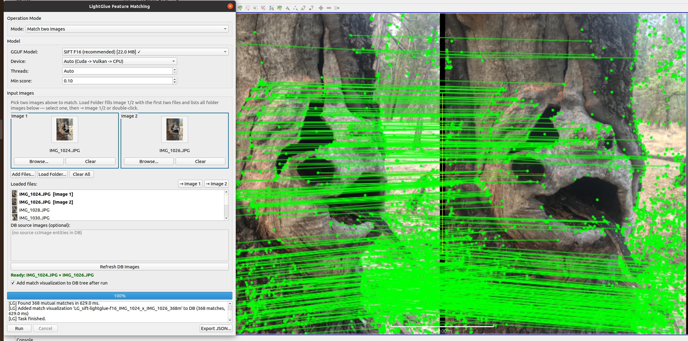 LightGlue Feature Matching
