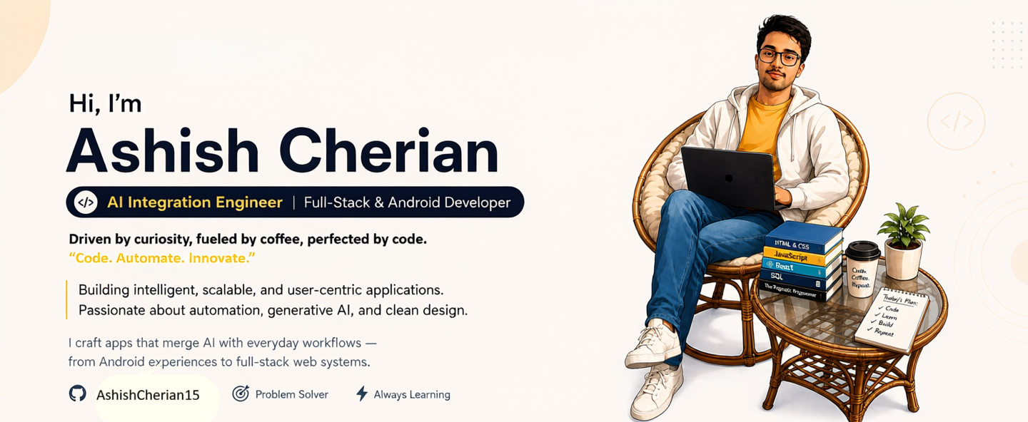 Ashish Cherian GitHub Profile