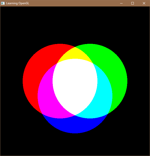 Colorful Circle with Blending