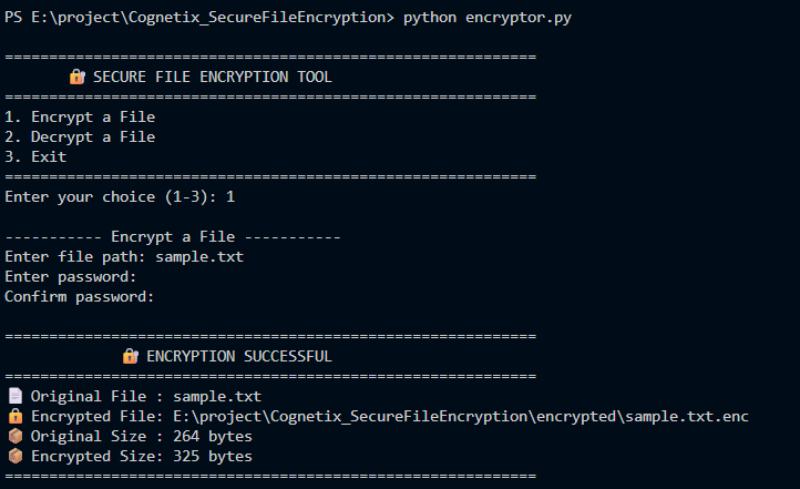 Secure File Encryption preview 1