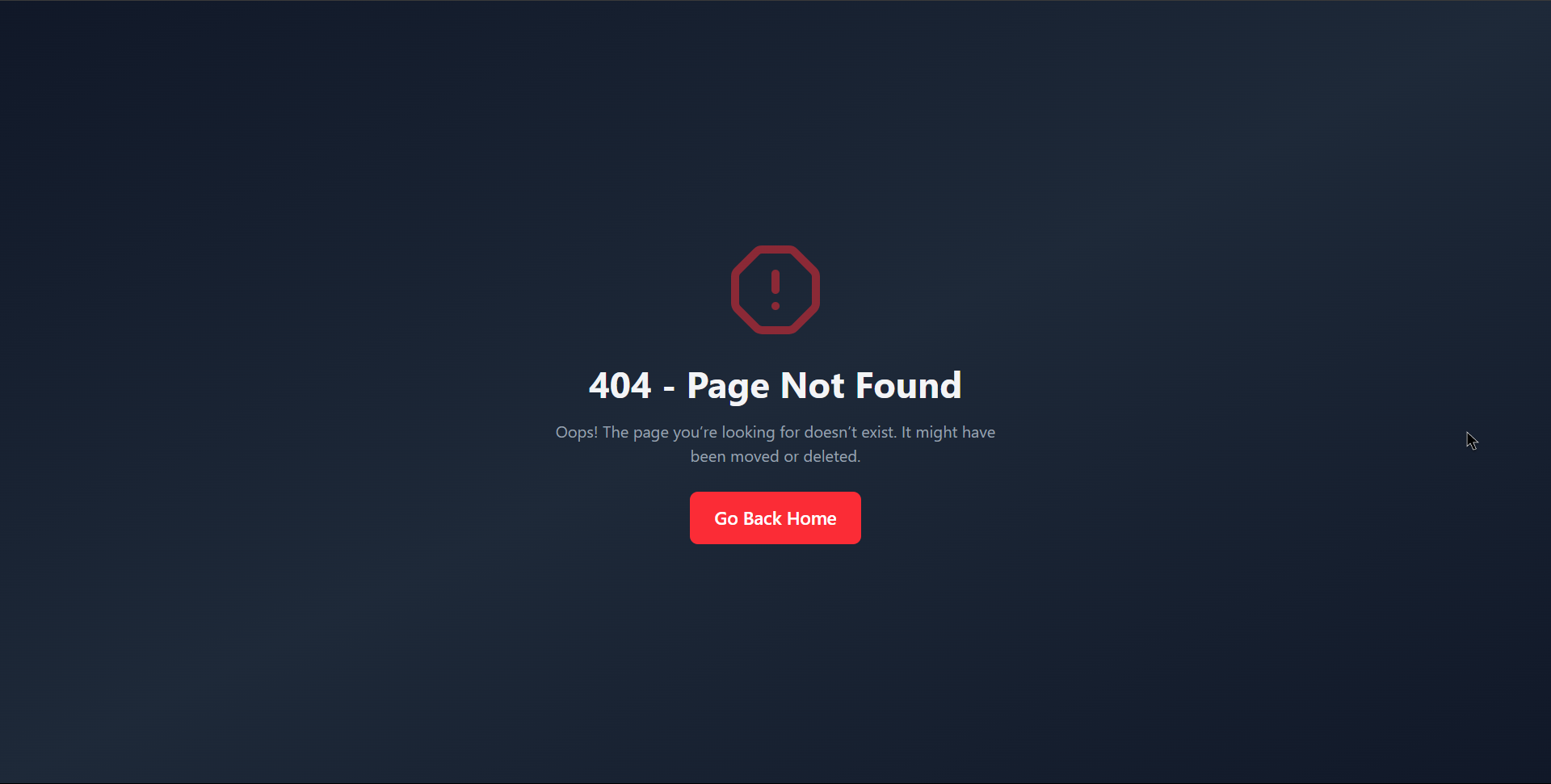 Page Not Found