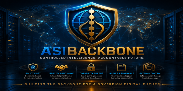 AsiBackbone governance spine icon