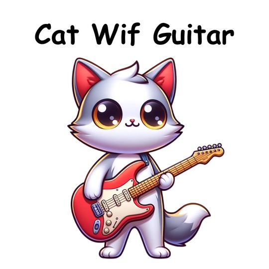 Cat Wif Guitar logo