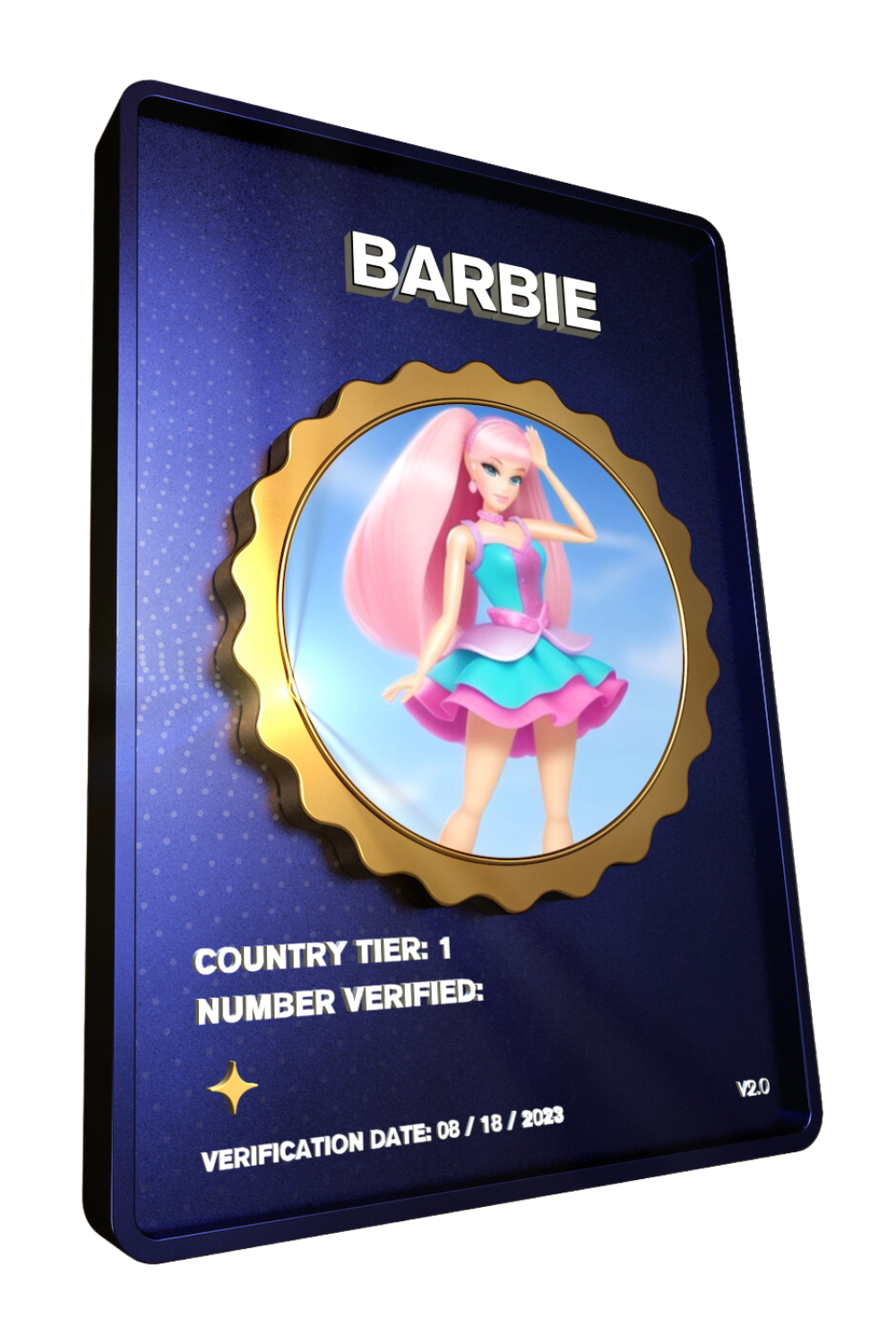 Barbie verification NFT