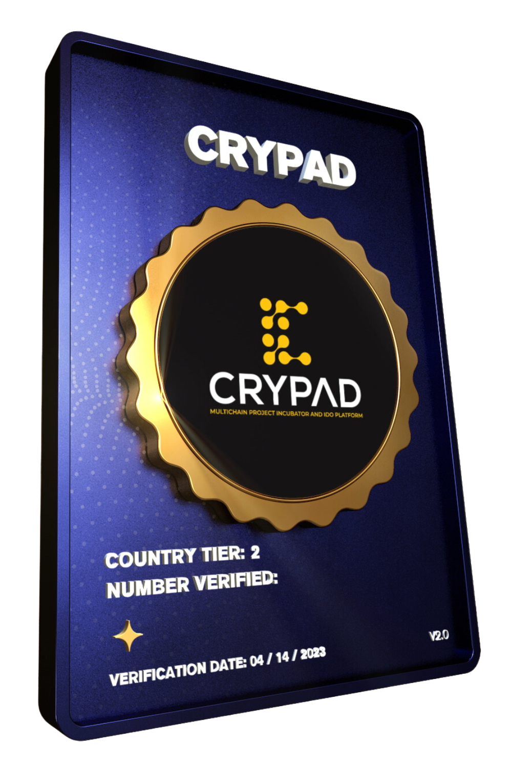 CRYPAD verification NFT