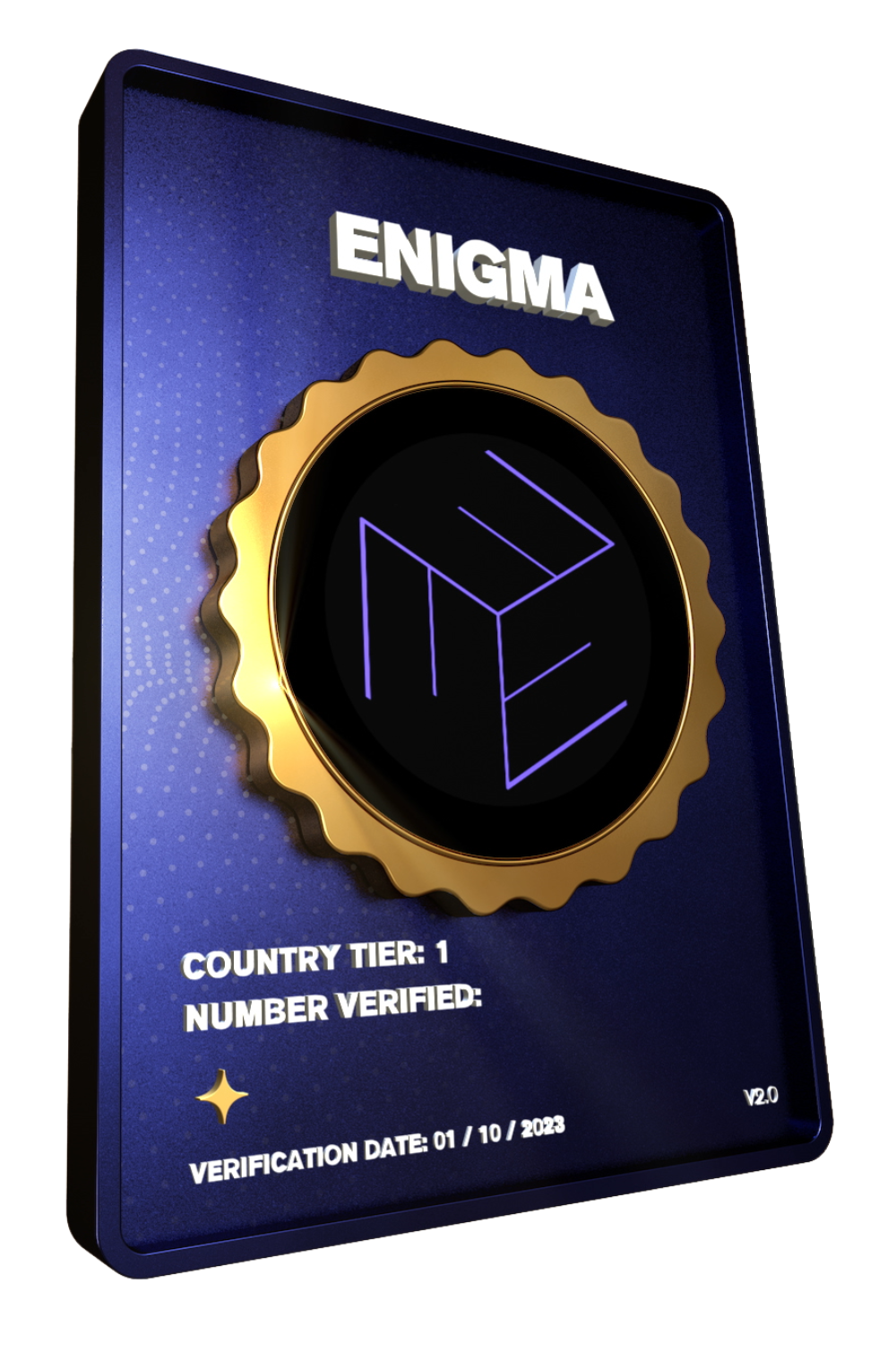 Enigma verification NFT