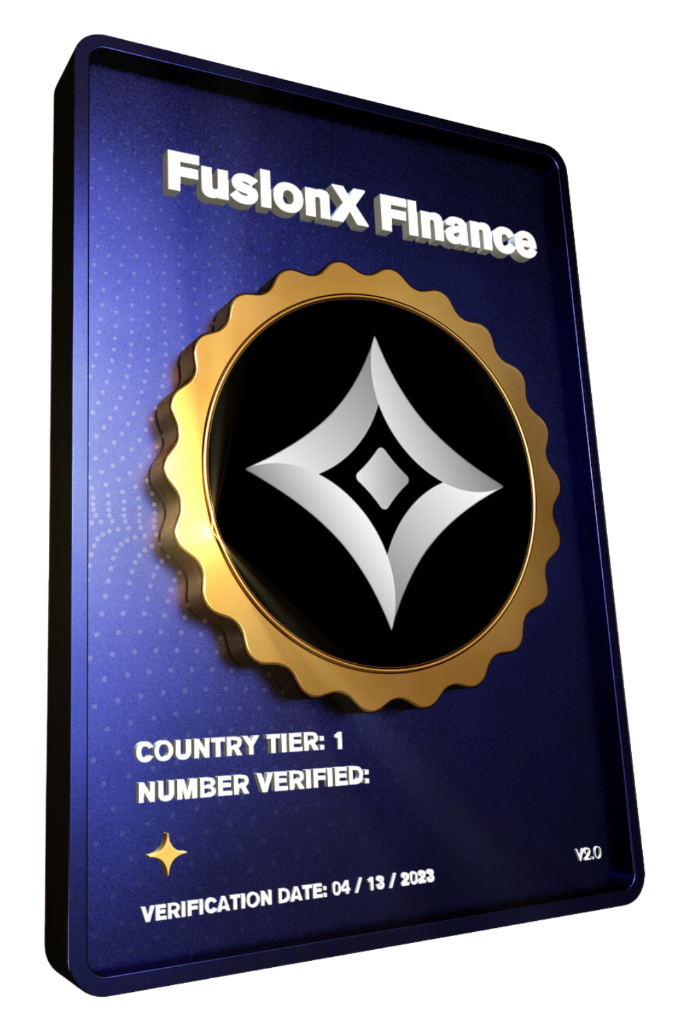 FusionX Finance verification NFT