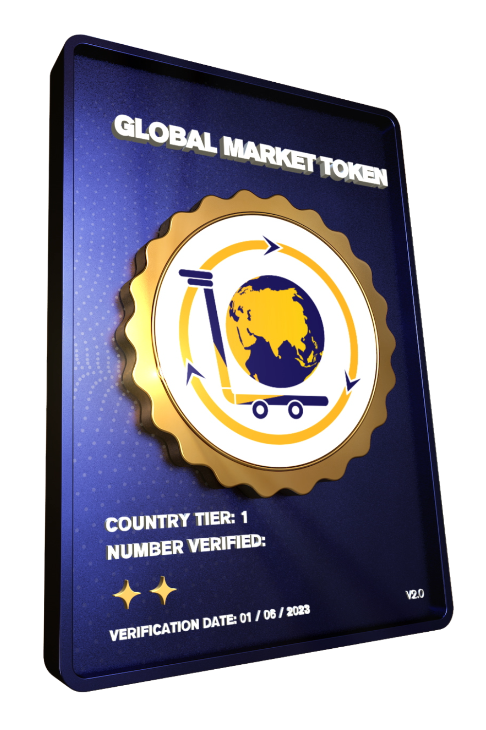 Global Market Token verification NFT