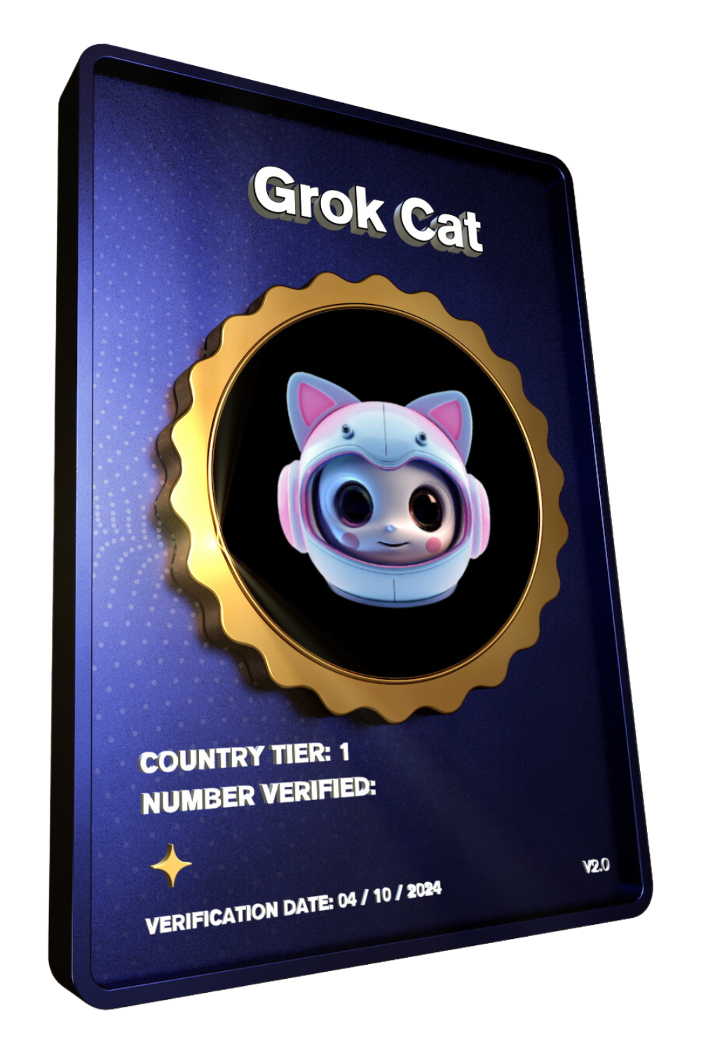 Grok Cat verification NFT