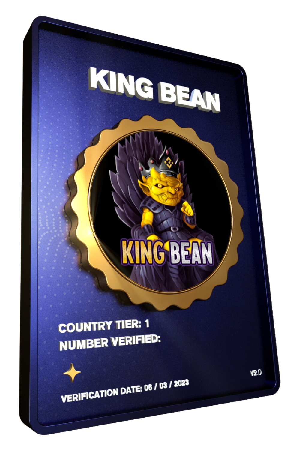 King Bean verification NFT