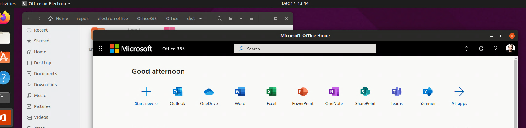 Office 365 on Ubuntu