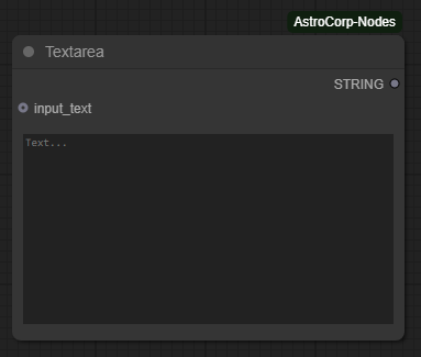 Textarea Node