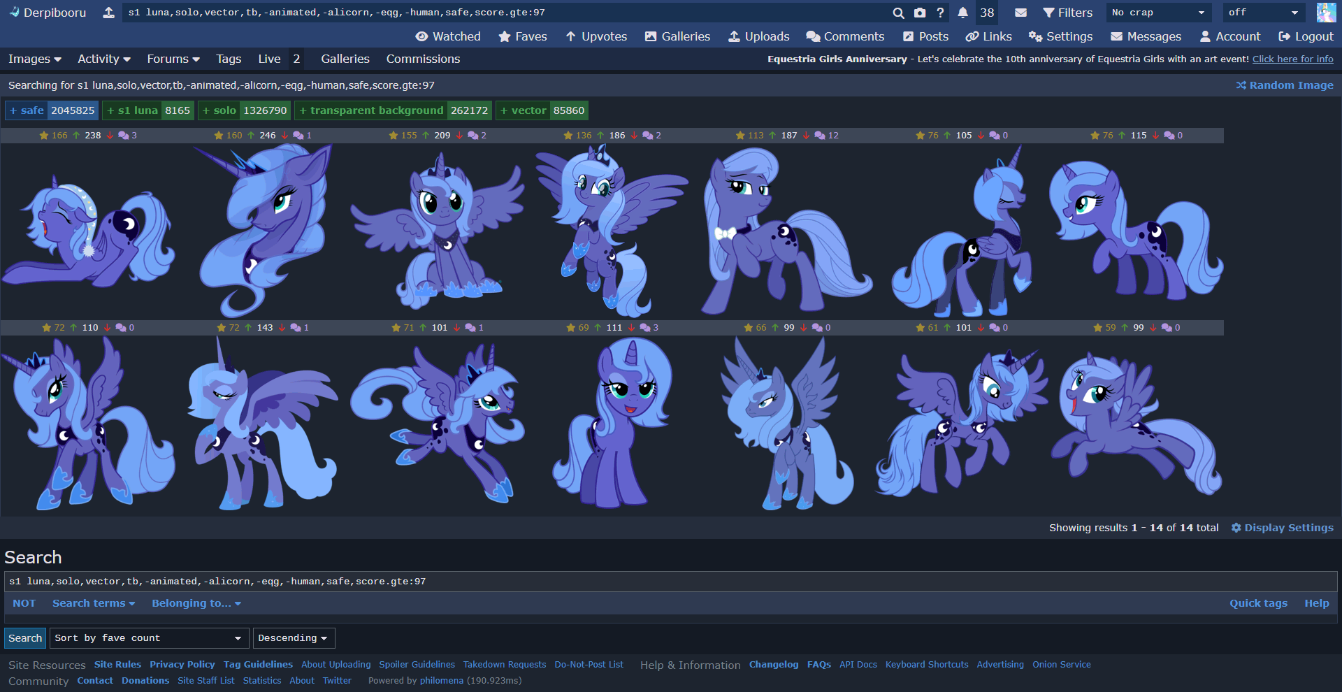 DerpiBooru.org - Tweaks Screenshot