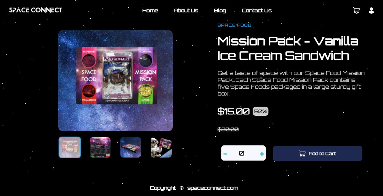Space Food Page
