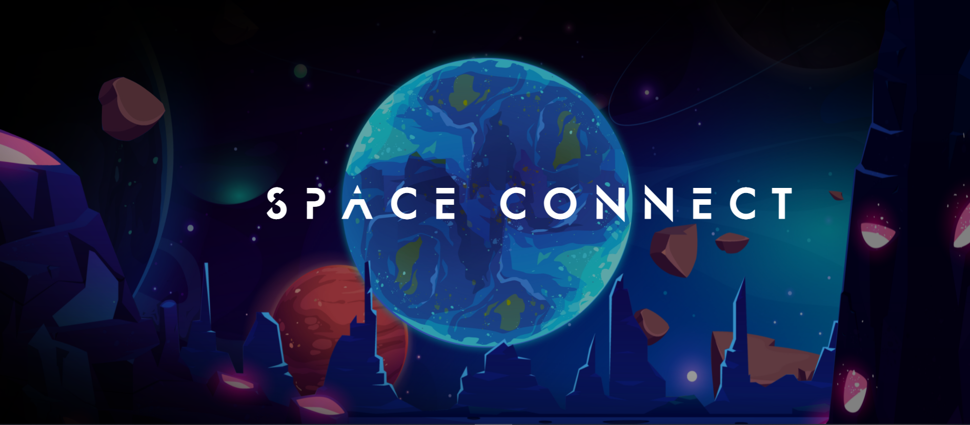 Space Connect Landing Page