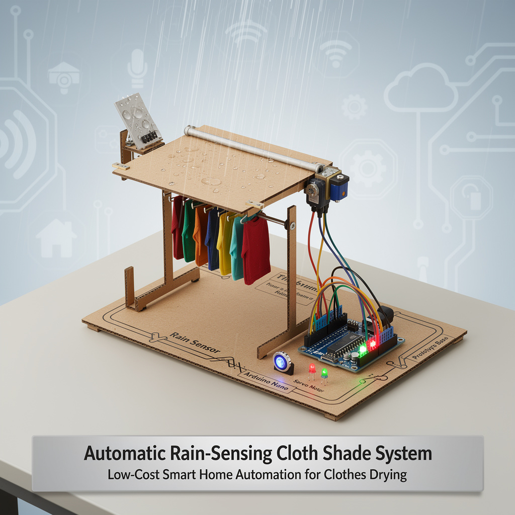 Automatic Rain-Sensing Cloth Shade System 7