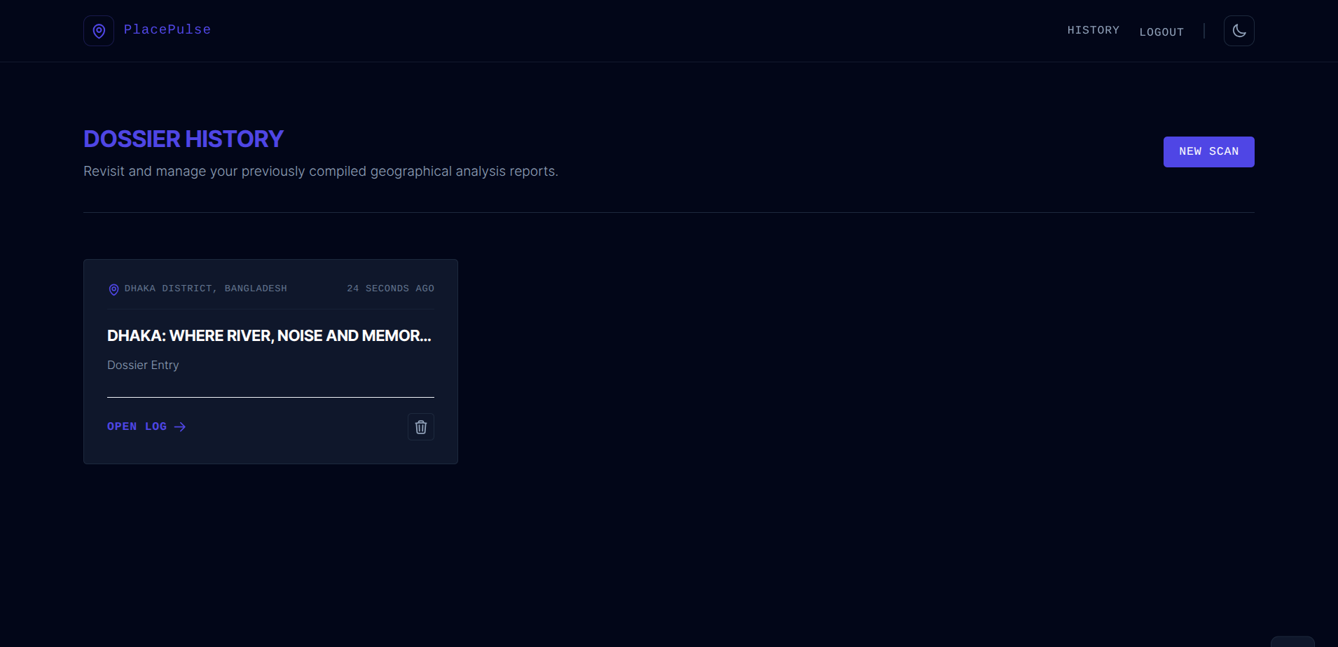 Screenshot of Report PDF