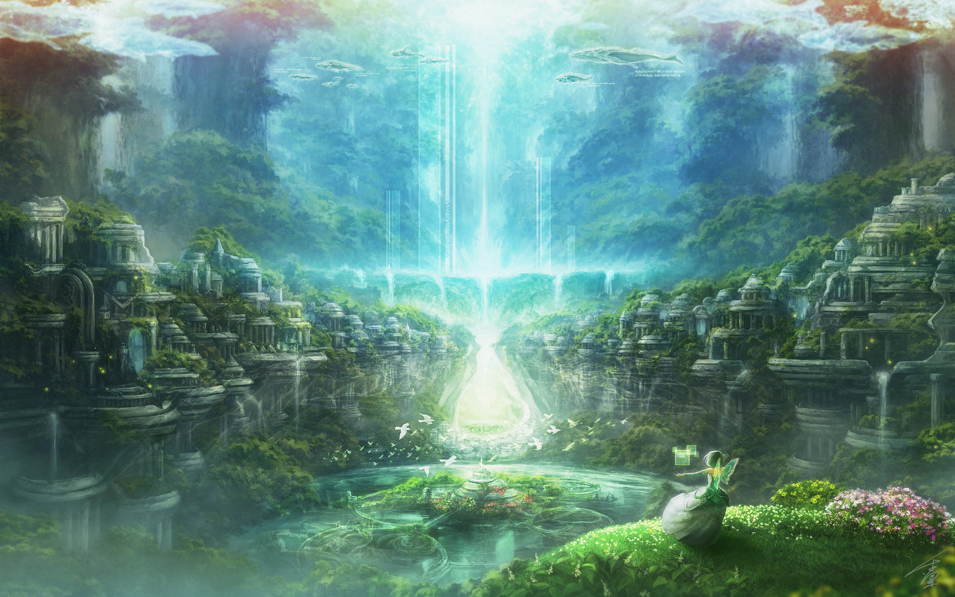 Landscape Anime Full HD Wallpaper #3266