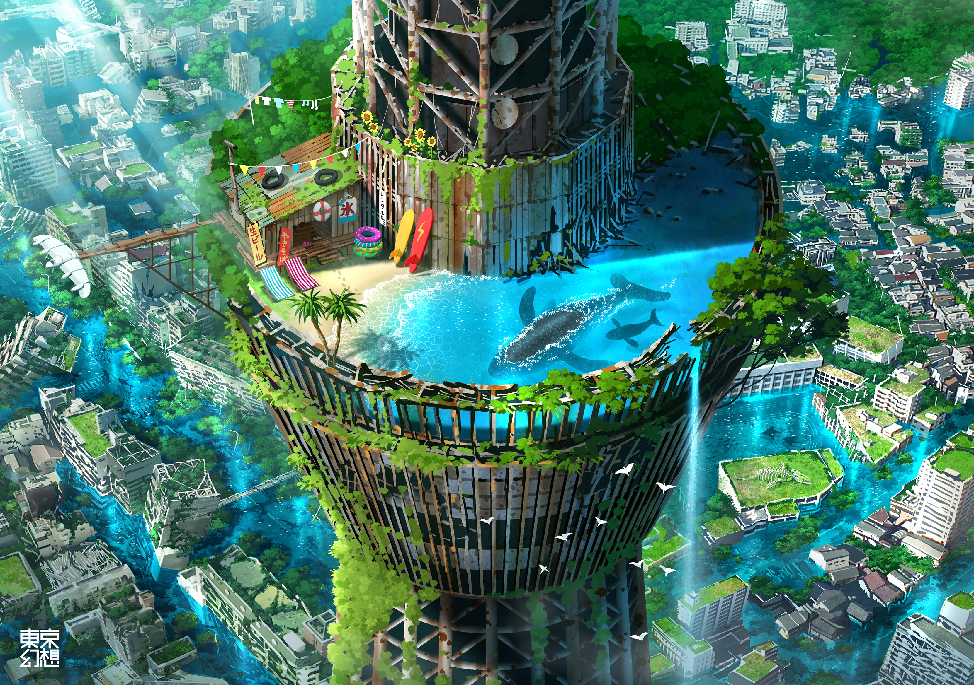 Landscape Anime Full HD Wallpaper #2627