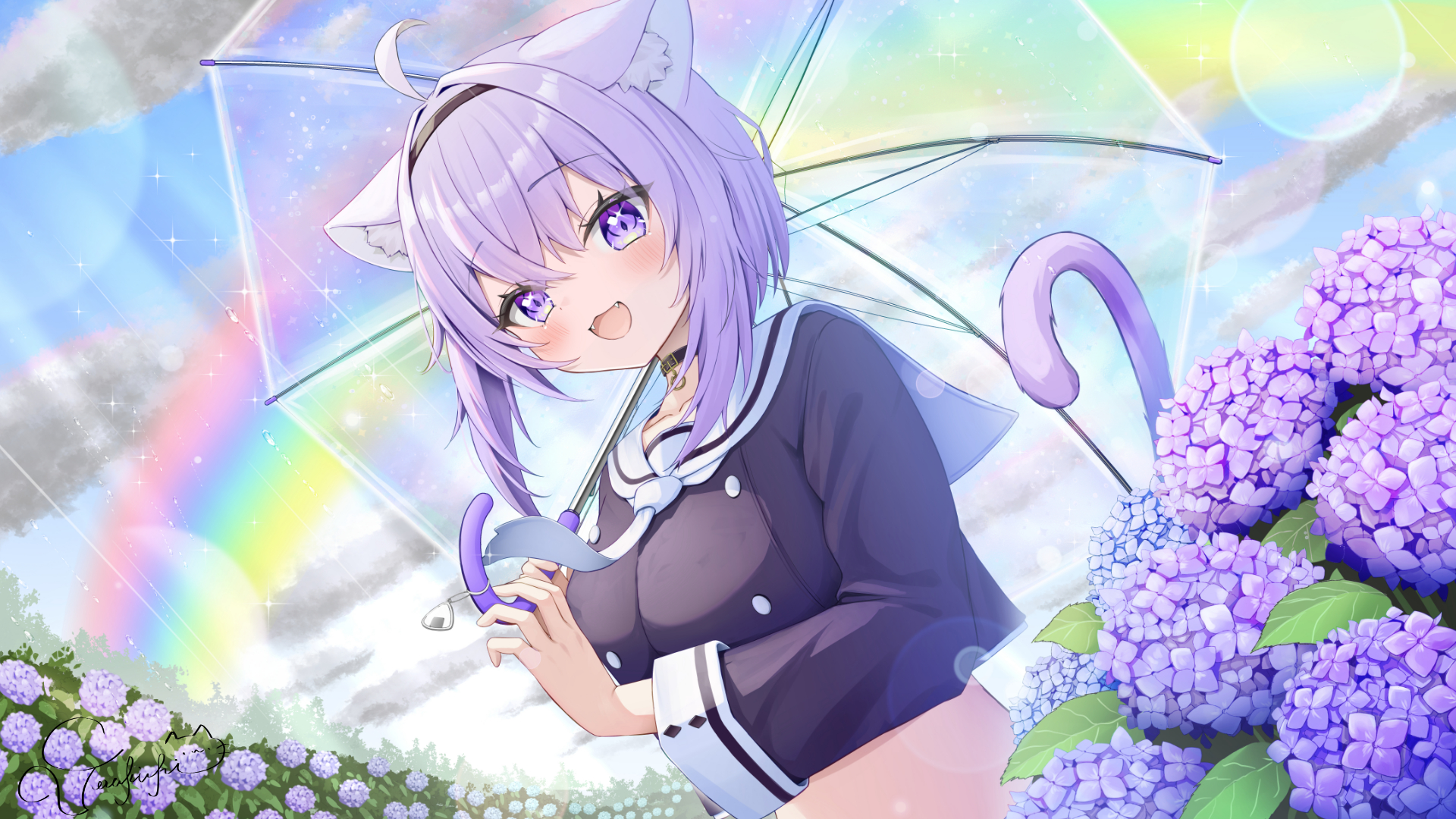 School Uniform Anime Full HD Wallpaper #2582