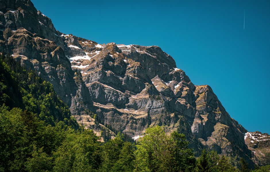 Mountain A Stunning Scene Of The Glarus Alps In Switzerland Showcasing Rocky Peaks And Lush Greenery. HD Wallpaper #3854