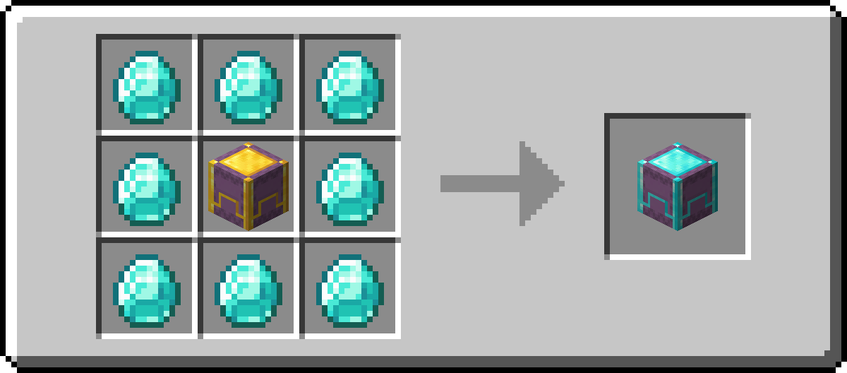 Diamond Shulker Box Recipe