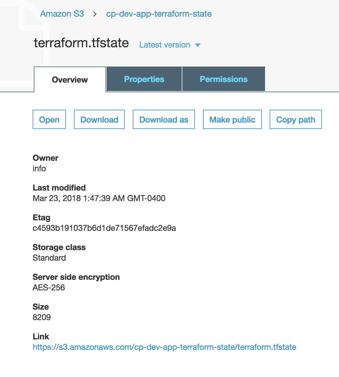 s3-bucket-with-terraform-state