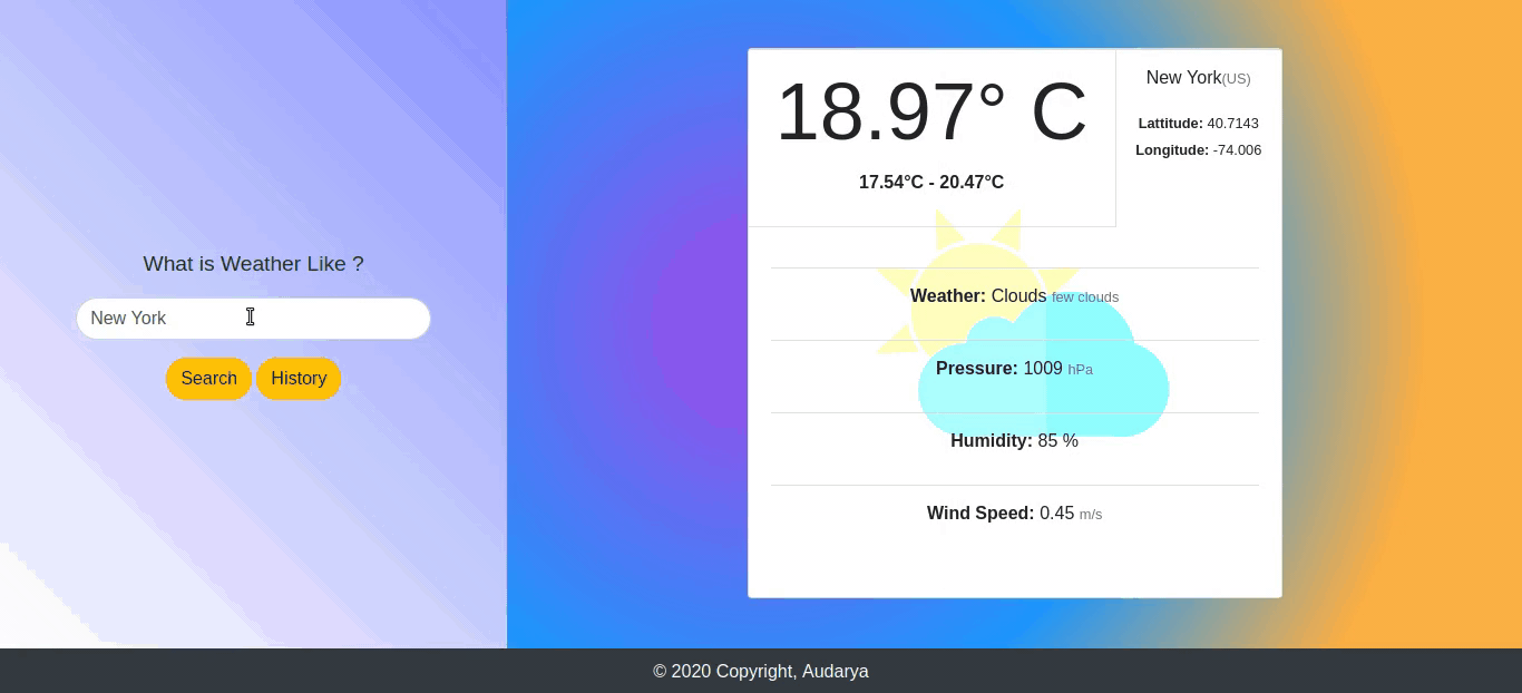 WeatherDashboard GIF