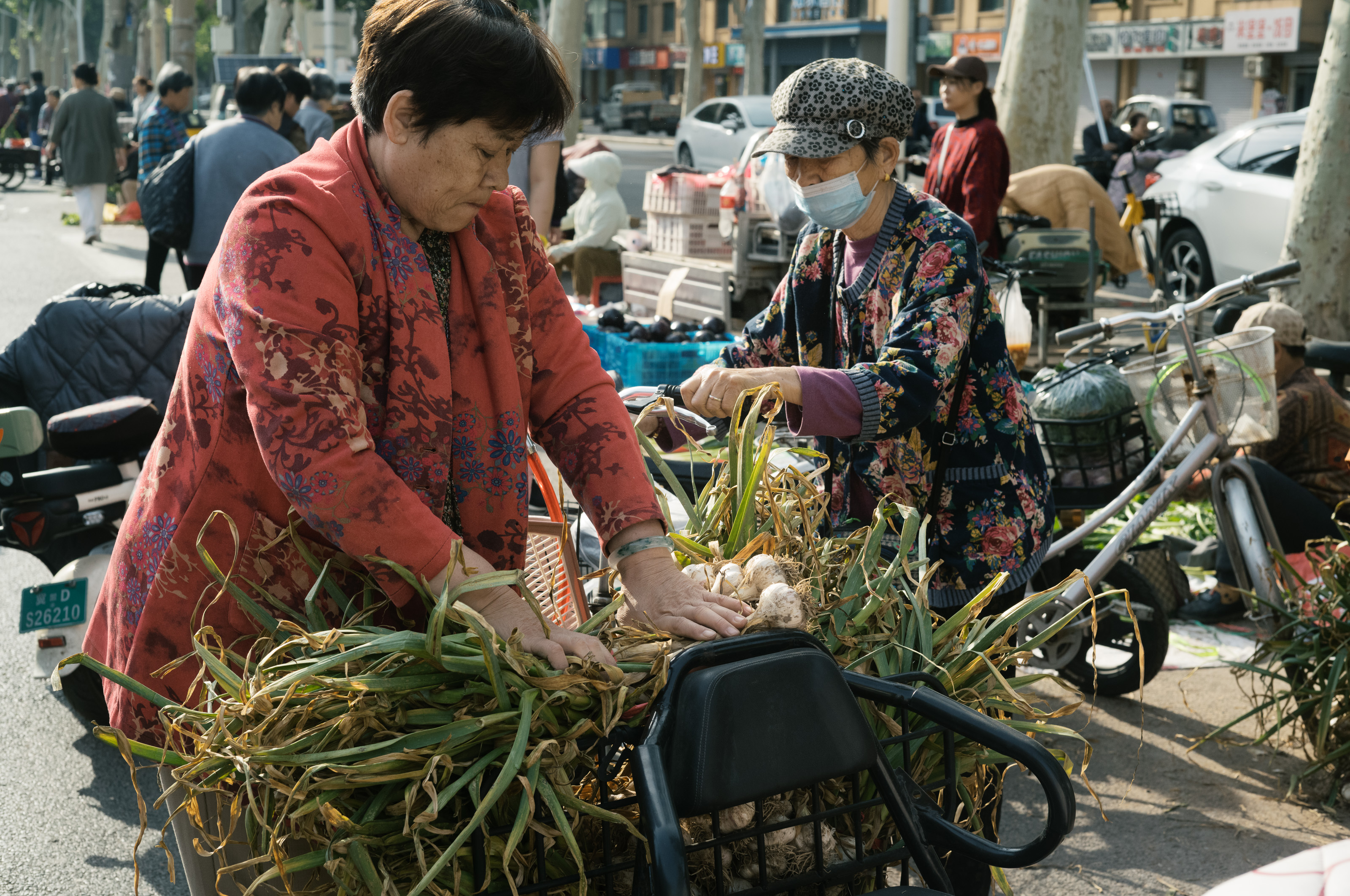 China morning market