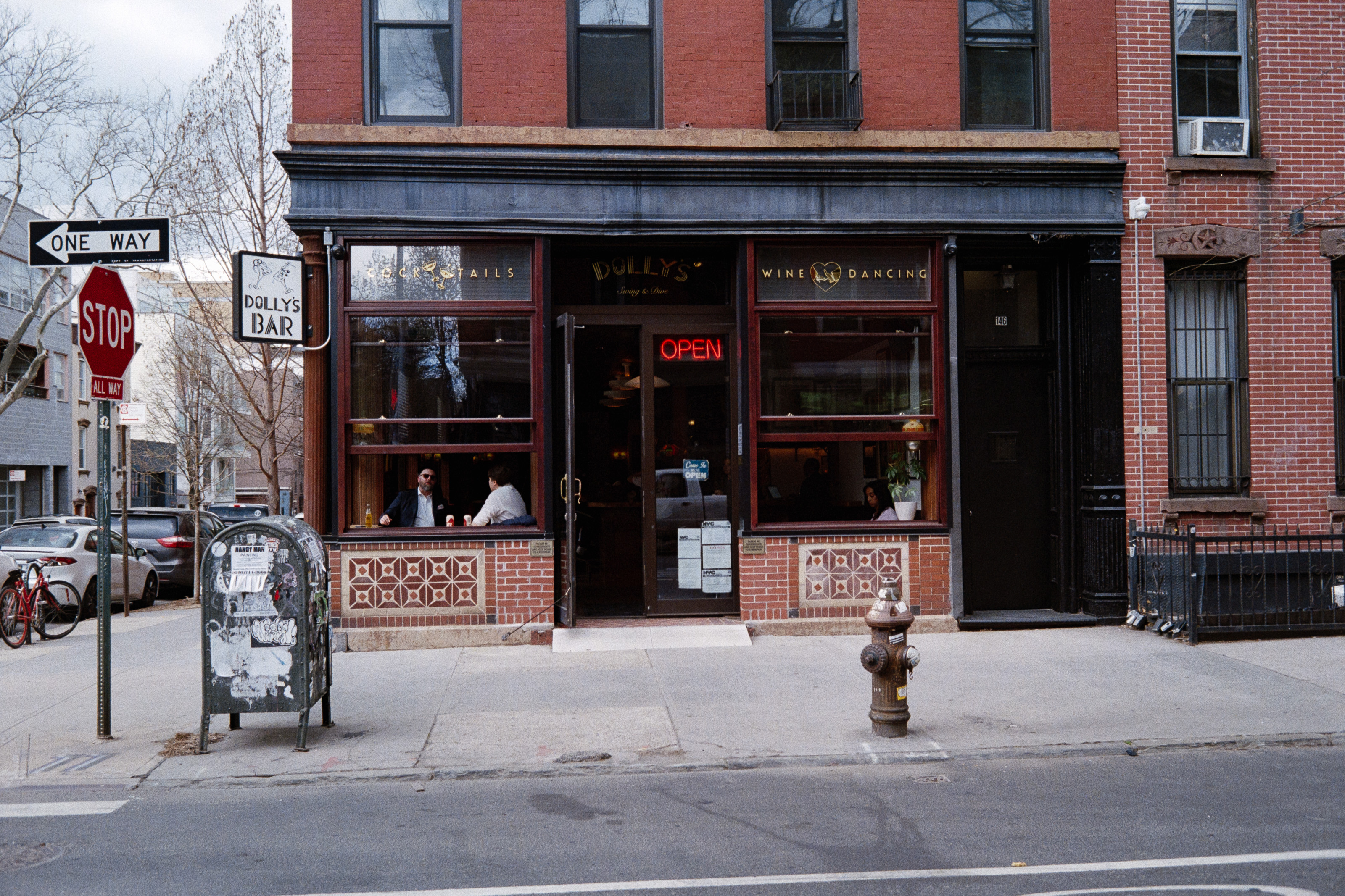 Street view of restaurant
