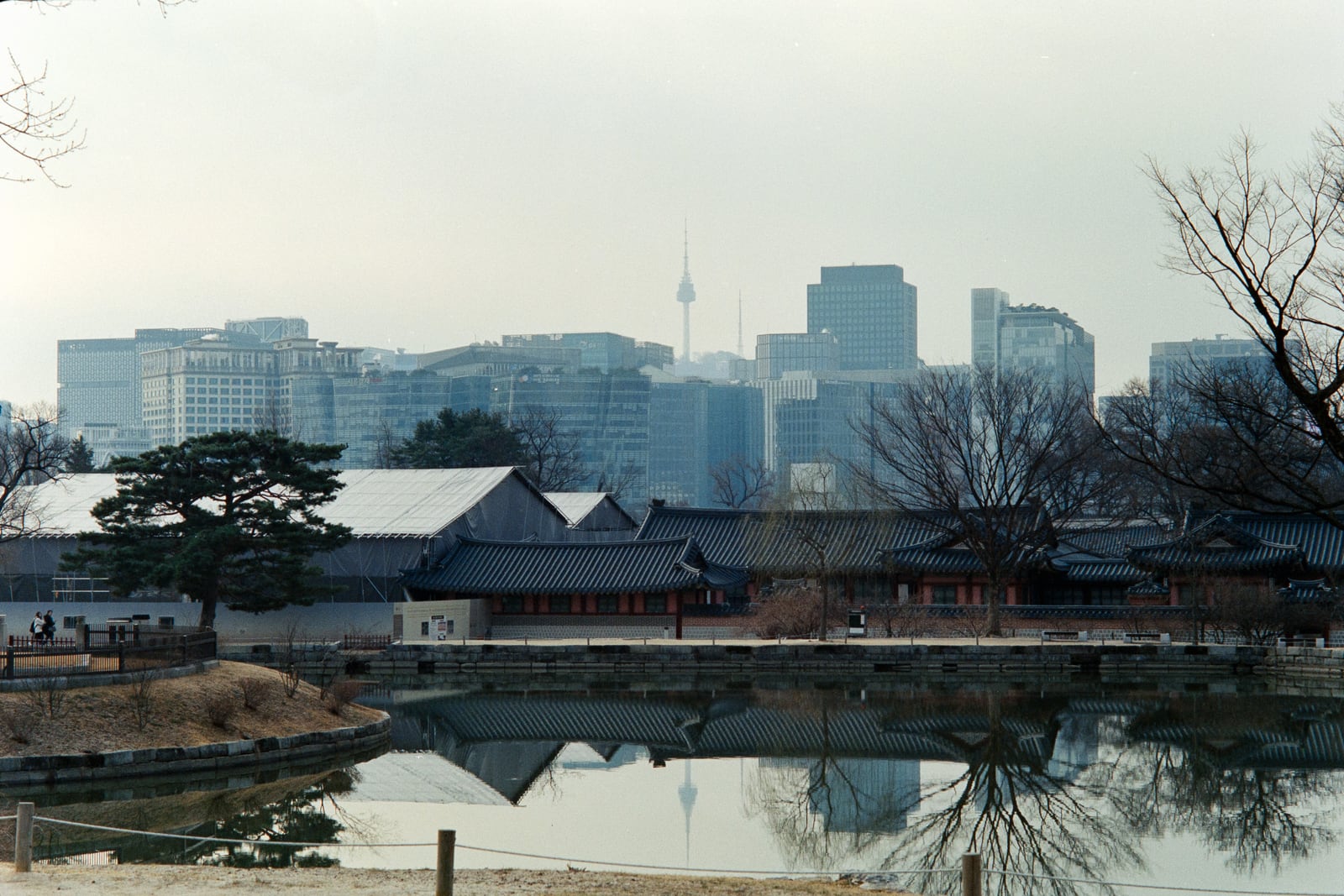 Second Korea street scene on film