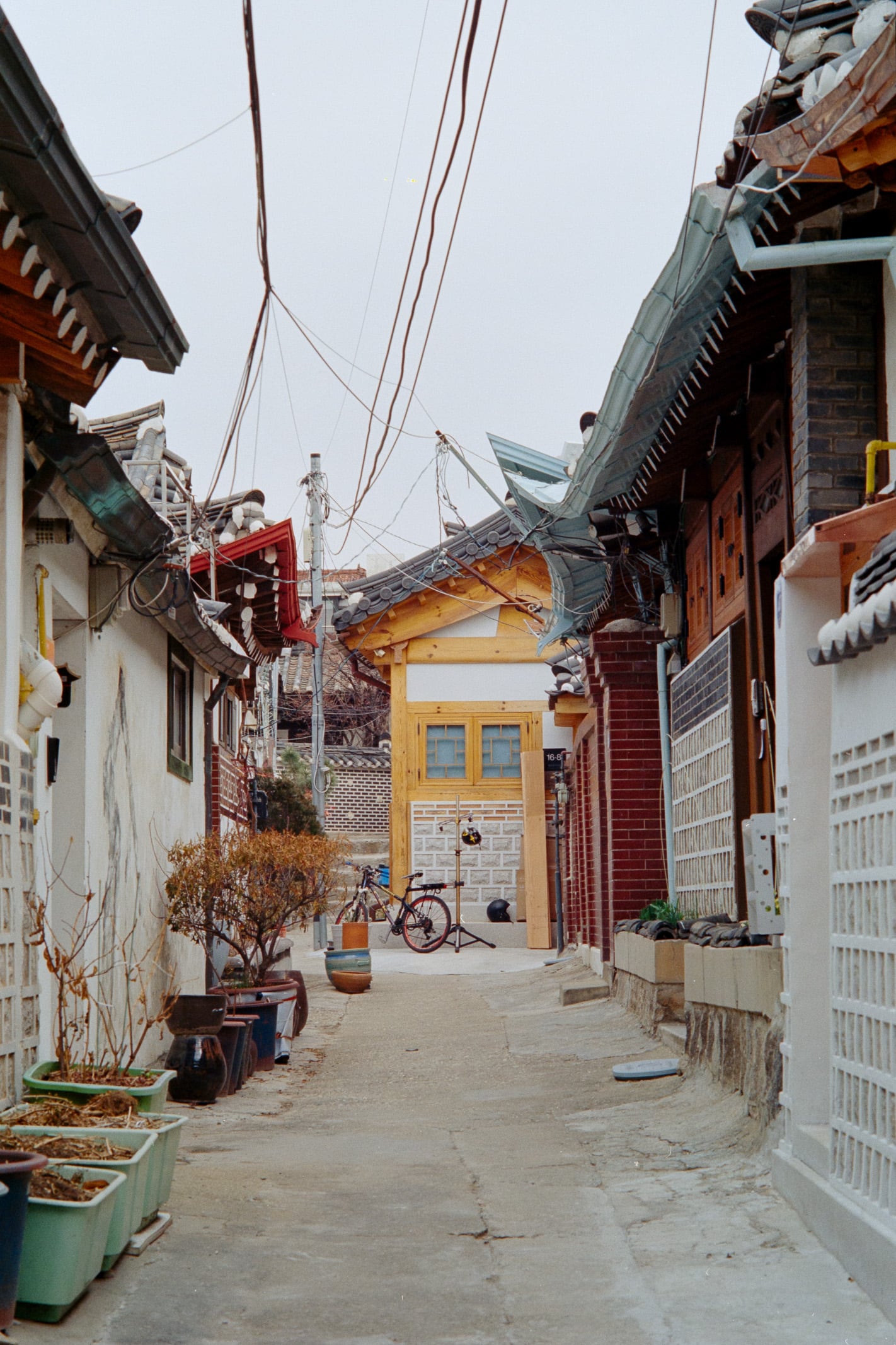 Second Korea street scene on film