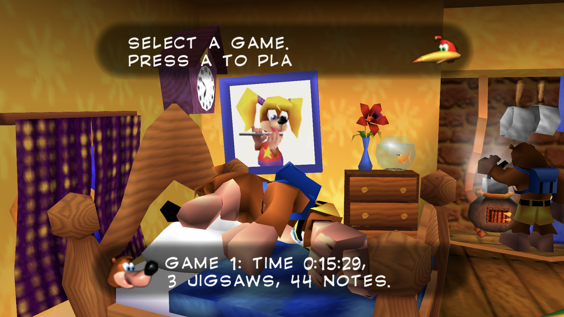 Slot select on the primary display