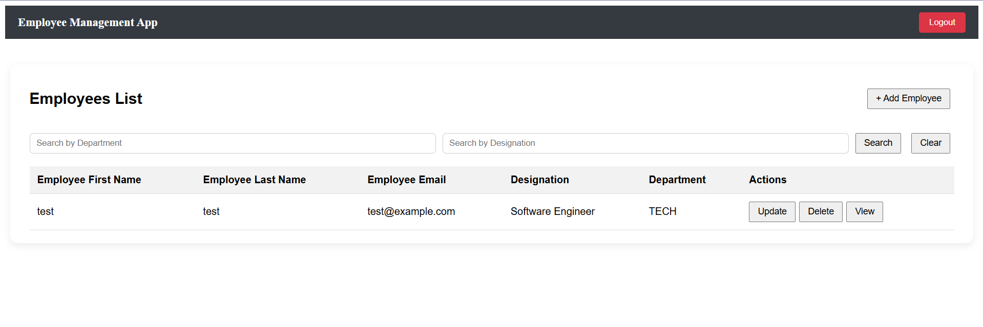 Employee Management System
