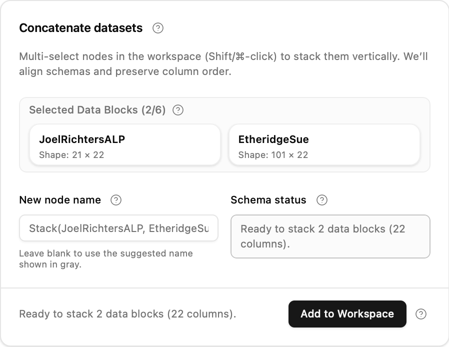 Stack screenshot