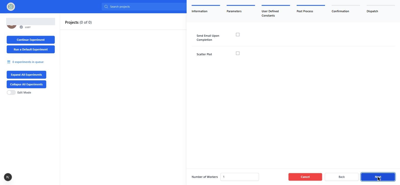 Post Process tab