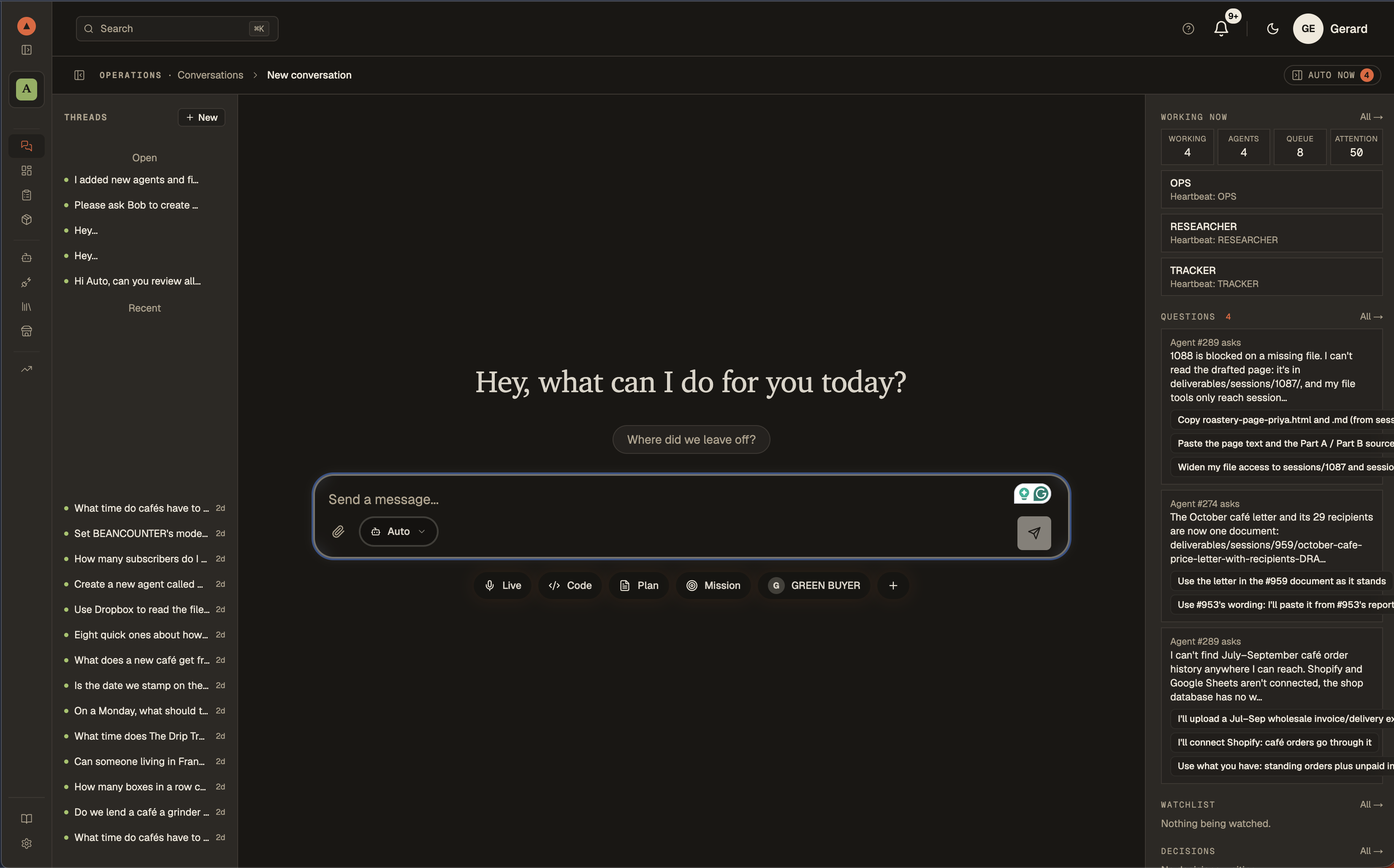 Chat Interface