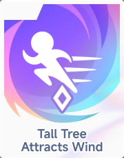 Tall Tree Attracts Wind