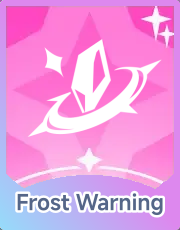 Frost Warning