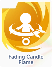 Fading Candle Flame
