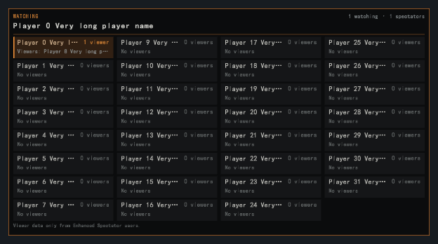 ③ Supports lobbies of up to 32 players