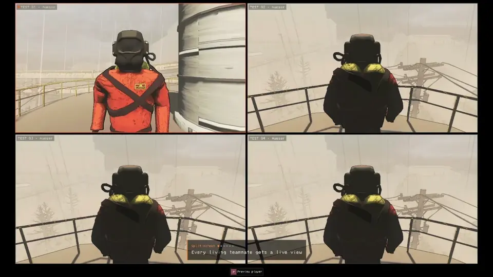 Split-screen spectating