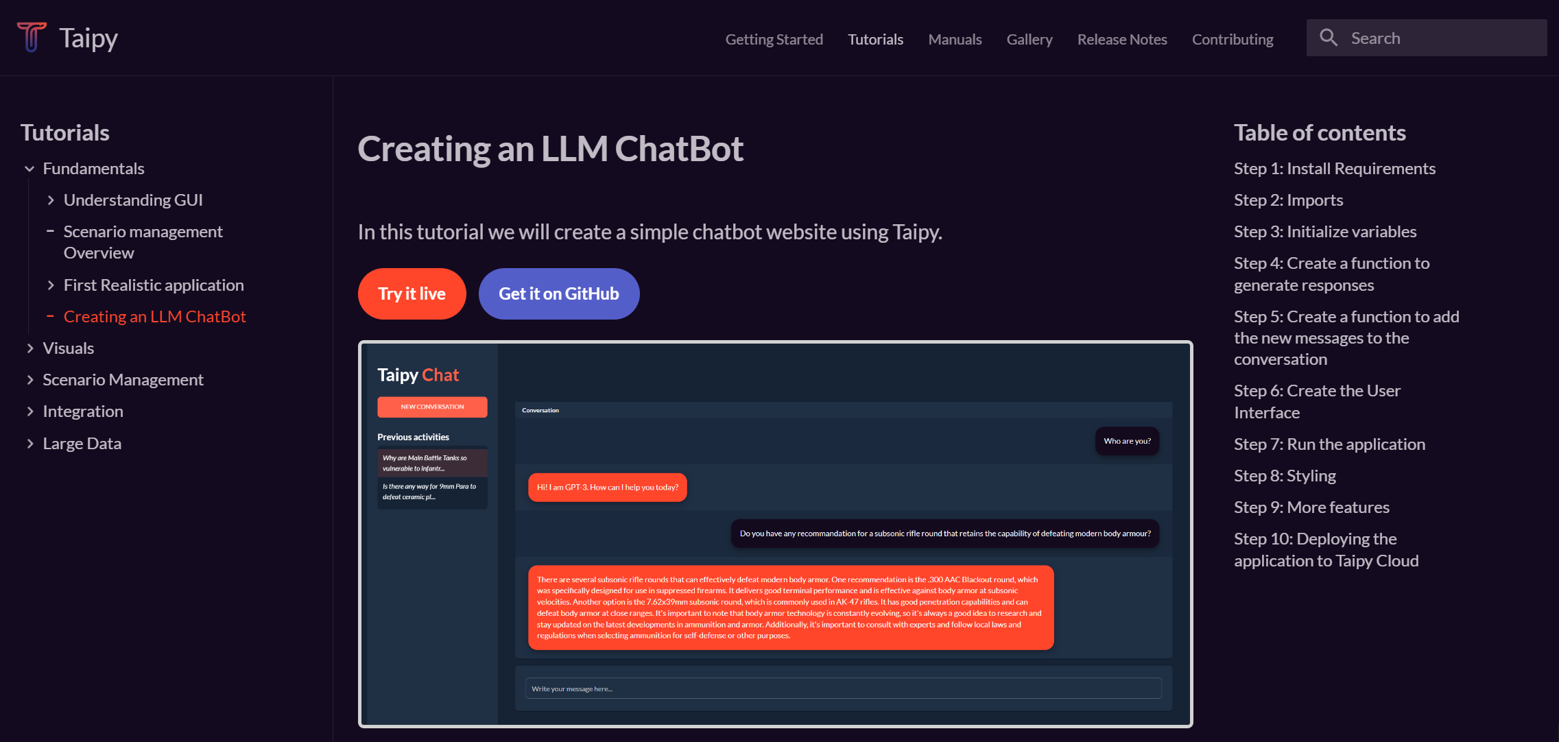 LLM Chatbot Tutorial
