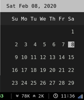 rofi-calendar