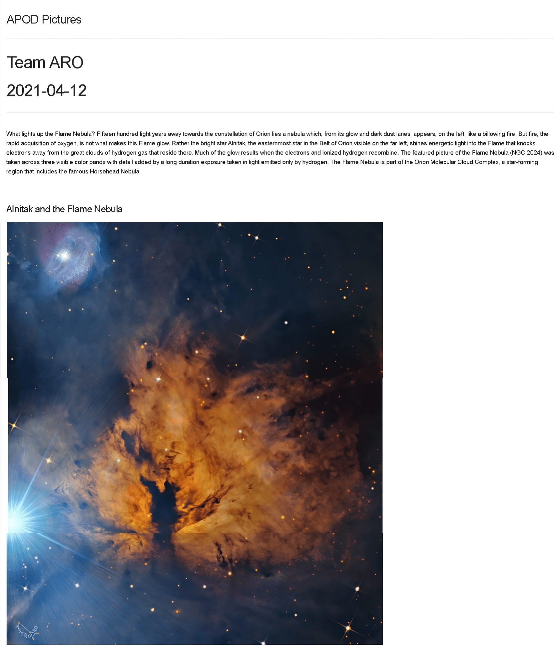 NASA Project API | Postman API Network