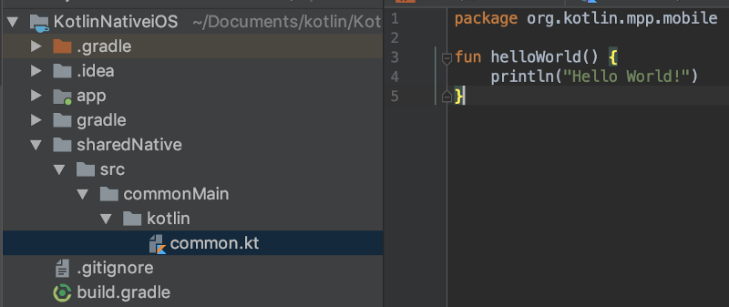 Create common.kt file