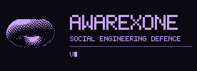 AwareXone — social engineering defence. Vishing, phishing, SMiShing, callback phishing, adversarial simulation, deepfake social engineering.